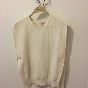 Cream sweater tunic